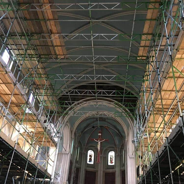 Church refurbishment project, Battersea