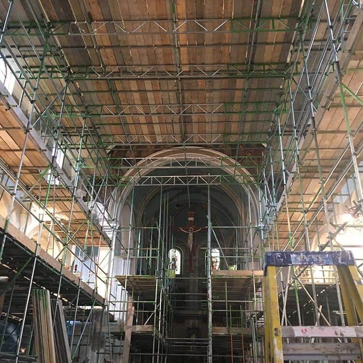Church refurbishment project, Battersea